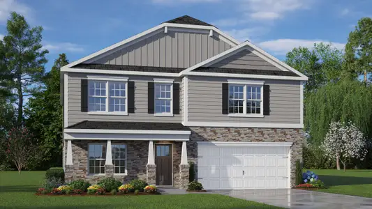 New construction Single-Family house 205 Hungerford Blvd, Jamestown, NC 27282 plan Wilmington - image