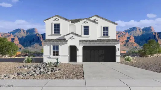 New construction Single-Family house 24250 W Atlantis Wy, Buckeye, AZ 85326 - image