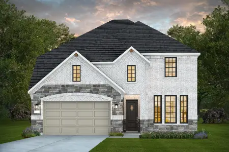 New construction Single-Family house 6130 Lush Pasture Ln, Manvel, TX 77578 plan Hillsboro - image