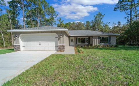 New construction Single-Family house 3249 W Cushions Dr, Citrus Springs, FL 34433 - image