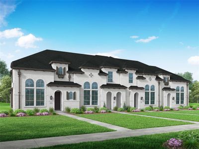 New construction Townhouse house 14504 Walsh Avenue, Aledo, TX 76008 Dorset Plan- photo 0