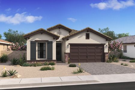 New construction Single-Family house 4395 N 203Rd Ave, Buckeye, AZ 85396 Bernstein- photo 0