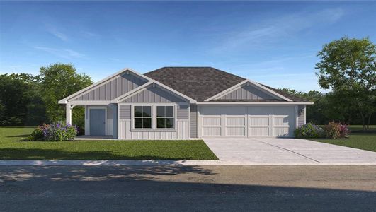 New construction Single-Family house 104 Watch Hl, Jarrell, TX 76537 The Camden- photo 0