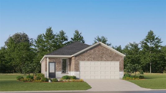 New construction Single-Family house 13304 Trumpet Creeper Dr, Elgin, TX 78621 plan Aruba  - image