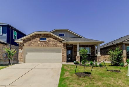 New construction Single-Family house 837 Blue Oak Blvd, San Marcos, TX 78666 COMANCHE- photo 0