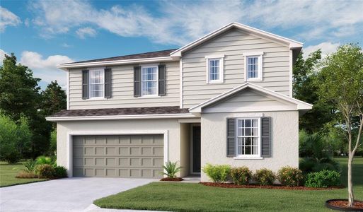 New construction Single-Family house 662 Heritage Sqaure Drive, Haines City, FL 33844 Pearl- photo 0