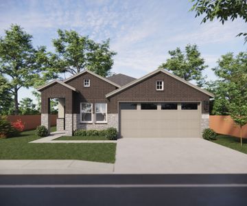 New construction Single-Family house 25812 Jasmine Sprig Ln, Elgin, TX 78621 plan Rowan - image