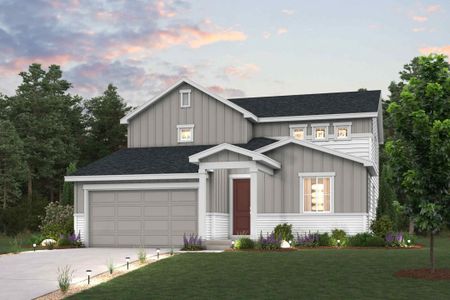 Aspen Plan Elevation A at Prairie Song in Windsor, CO by Century Communities