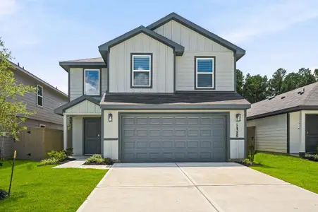 New construction Single-Family house 14385 Tawny St, Splendora, TX 77372 plan Davis - image