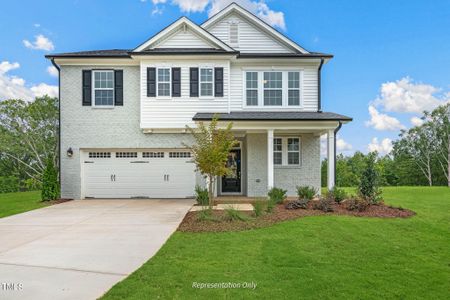 New construction Single-Family house 146 Yates Mill Drive, Fuquay Varina, NC 27526 The Holly- photo 0