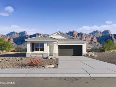 New construction Single-Family house 22670 N Lynn St, Maricopa, AZ 85138 plan Puffin  - image