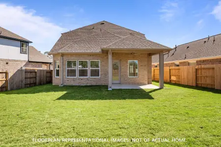 New construction Single-Family house 21711 Coral Mist Dr, Cypress, TX 77433 plan Larkspur - Smart Series - image