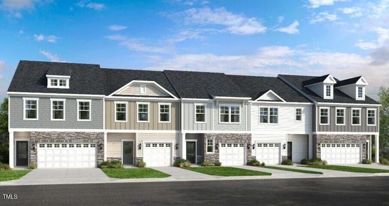 New construction Townhouse house 272 Sweetbay Tree Dr, Wendell, NC 27591 Magnolia- photo 0 0