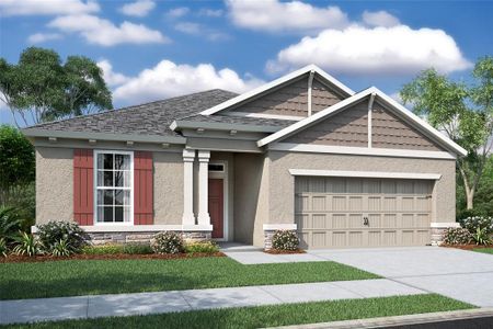 New construction Single-Family house 19642 Fort King Run, Brooksville, FL 34601 Kingsley- photo 0