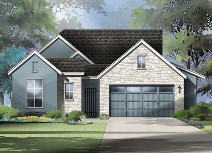 New construction Single-Family house 103 Timberwilde Dr, Georgetown, TX 78633 plan Vouvant - image