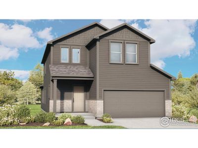 New construction Single-Family house 749 Muturu Rd, Johnstown, CO 80534 Bloom Series - Sunflower- photo 0