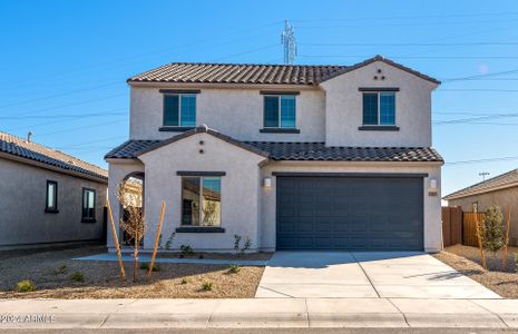 New construction Single-Family house 24387 W Flores Drive, Buckeye, AZ 85326 Sunflower- photo 0