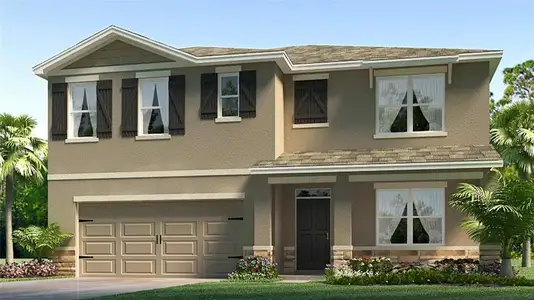 New construction Single-Family house 3513 Melody Gardens Pl, Plant City, FL 33565 - image