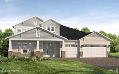 New construction Single-Family house 294 Pine Grove Pt, St. Augustine, FL 32092 plan Harper - image