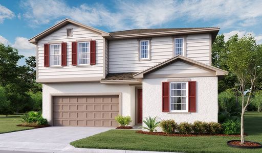 New construction Single-Family house 276 Hilltop Bloom Lp, Haines City, FL 33844 Moonstone- photo 1 1