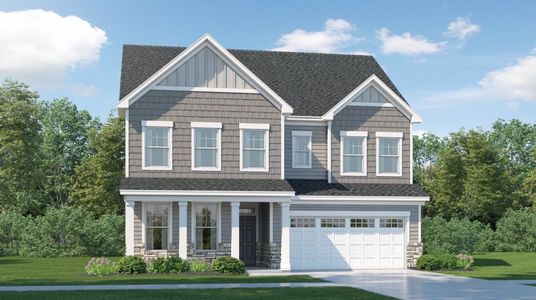 New construction Single-Family house 112 Ocean Mist Ln, Holly Springs, NC 27540 plan Edison II - image