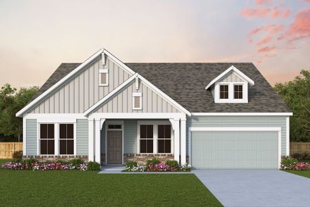 New construction Single-Family house 3431 Charolais Ln, Harrisburg, NC 28075 plan The Perkins - image