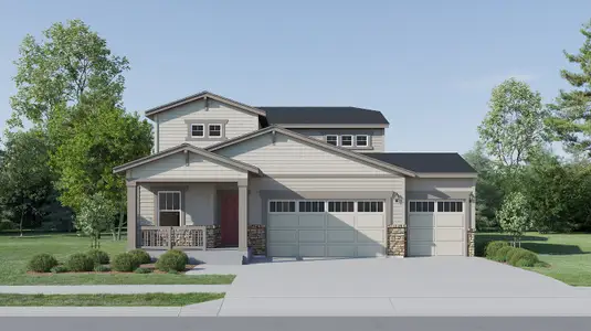 New construction Single-Family house 3489 Kingston Crest Trl, Elizabeth, CO 80107 plan Orchid - image