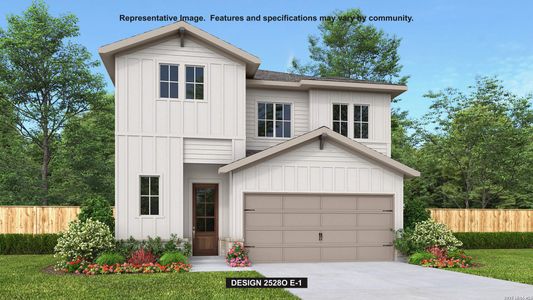 New construction Single-Family house 1919 Friedrich Wy, New Braunfels, TX 78130 plan 2528O - image