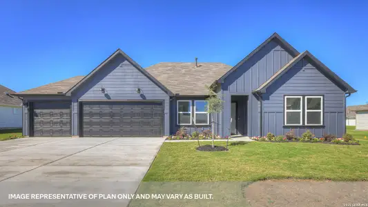 New construction Single-Family house 401 Mcginty Meadow Dr, Lockhart, TX 78644 plan The Frisco - image