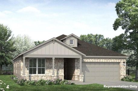 New construction Single-Family house 303 Fawn Hill Ln, Sealy, TX 77474 plan Hunters Crossing 1657 - image