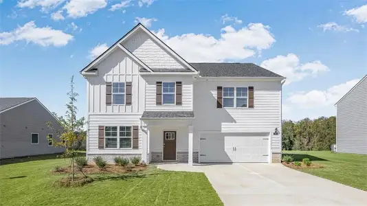 New construction Single-Family house 184 Melrose Ct, Jefferson, GA 30549 plan Halton - image