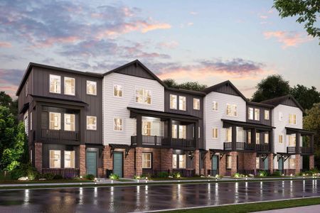 New construction Townhouse house 400 Millwall Cir, Castle Pines, CO 80108 plan Myrtle Beach - image