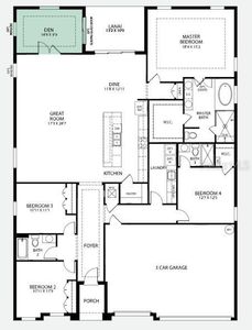New construction Single-Family house 6 Bud Hollow Dr, Palm Coast, FL 32137 plan The Venice - image