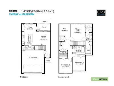 New construction Townhouse house 2688 Meadow Crest Dr, St. Cloud, FL 34773 plan Carmel - Interior - image 3
