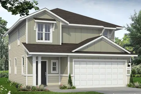 New construction Single-Family house 905 Windrow Run, Hutto, TX 78634 plan Heritage Mill 1668 - image