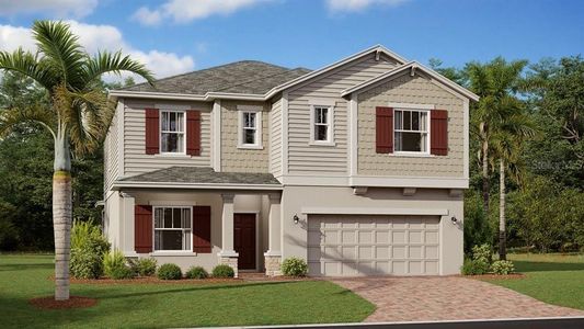 New construction Single-Family house 2736 Pine Sap Lane, Saint Cloud, FL 34771 Miramar- photo 0