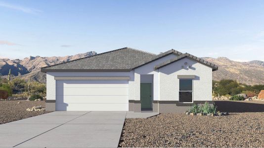 New construction Single-Family house 13523 N Nicholas Ct, Marana, AZ 85653 plan Easton - image
