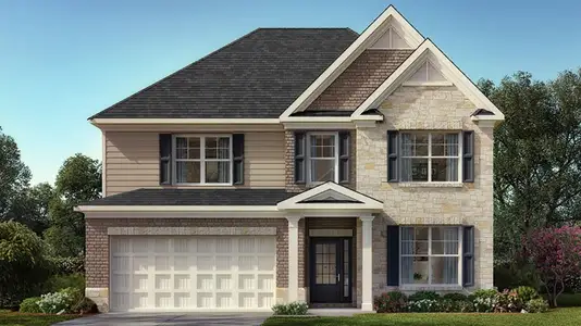 New construction Single-Family house 4990 Thalley Creek Dr, Cumming, GA 30040 plan BELLVIEW - image