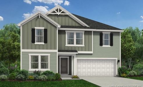 New construction Single-Family house 22 Bennington Way, Lillington, NC 27546 Prelude- photo 0