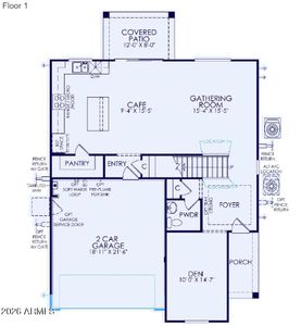 New construction Single-Family house 2656 E Manzanila Ave, San Tan Valley, AZ 85140 plan Waterville - image