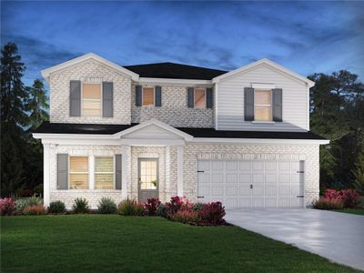 New construction Single-Family house 1054 Sope Creek Cir, Pendergrass, GA 30567 plan Johnson - image