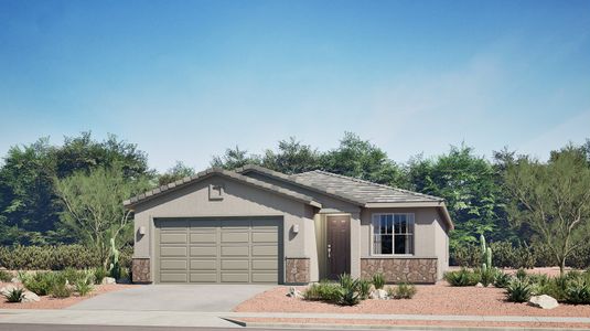 New construction Single-Family house 9593 W Skipjack Dr, Marana, AZ 85658 plan Arcadia - image