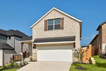 New construction Single-Family house 8010 Shining Flor Run, Lago Vista, TX 78645 plan Elm | Tessera - image