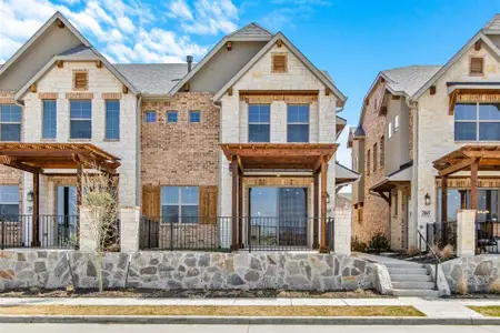 New construction Townhouse house 2869 Edmondson, The Colony, TX 75056 Turnberry- photo 0