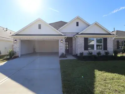 New construction Single-Family house 958 Garden Path Dr, Willis, TX 77378 plan Moscoso - Smart Series - image