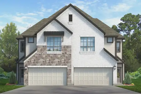 New construction Townhouse house 120 W Coralburst Lp, Montgomery, TX 77316 plan Bungalo - image