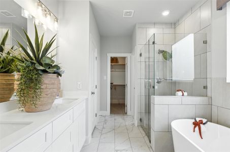 New construction Single-Family house 19104 Ariel Elena Wy, Pflugerville, TX 78660 plan Bennington 2434 S 3CG - image 15