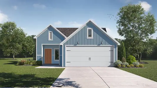 New construction Single-Family house 309 Perry Pl, Rockdale, TX 76567 plan Amber - image