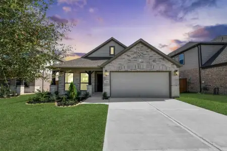 New construction Single-Family house 3068 Spool Wood Trl, Magnolia, TX 77355 plan 218 - image