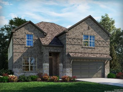 New construction Single-Family house 29242 Angelfish Blvd, Boerne, TX 78006 The Cedar (4012)- photo 0